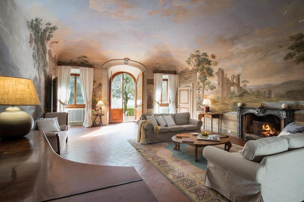 Villa De' Ricci Rignana B&B Greve in Chianti Exterior photo